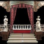 ANNIE - photo of Rostrum without backdrop - A1 STAGE SCENERY AND SET HIRE F