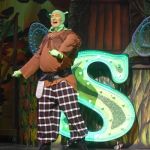 Shrek -A1 STAGE SCENERY AND SET HIRE FOR - SHREK -  Shrek and the Light-up 