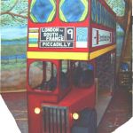 Summer Holiday - Bus - Front and Interior side - A1 STAGE SCENERY AND SET H