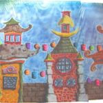 Aladdin - A1 STAGE - Scenery hire for BD022 -Chinese Street (30w X 18h)